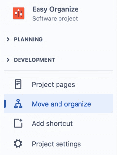 Starting Move and Organize