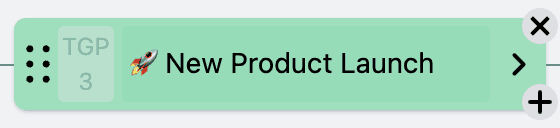 Hover Idea Nodes to Show Actions Buttons