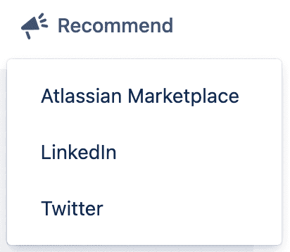 Action Recommend Button