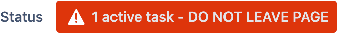 Status Warning Indicator