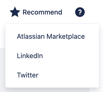 Action Recommend Button