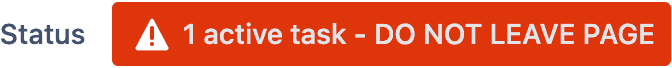 Status Warning Indicator