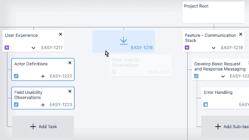 Move and Organize for Jira Highlights - Drag to Bulk Edit Jira Issue Hierarchy