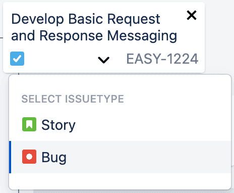 Issue Node Edit Type