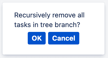Remove Issues Dialog